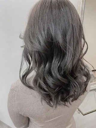 ミディアム カラー TOWA 野村　コウダイのヘアスタイル