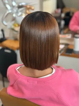 ミディアム 石川 彩のヘアスタイル