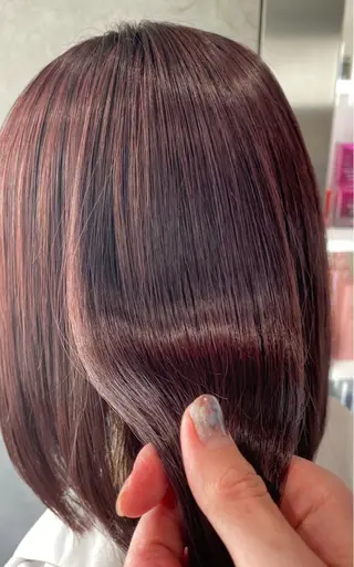 セミロング カラー お洒落カジュアル🍃 まなとのヘアスタイル