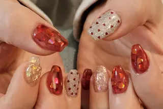 ネイル shellnail 大阪市港区ネイルのネイルデザイン