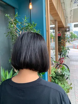 ショート カラー パーマ ヘアアレンジ Loa misakiのヘアスタイル