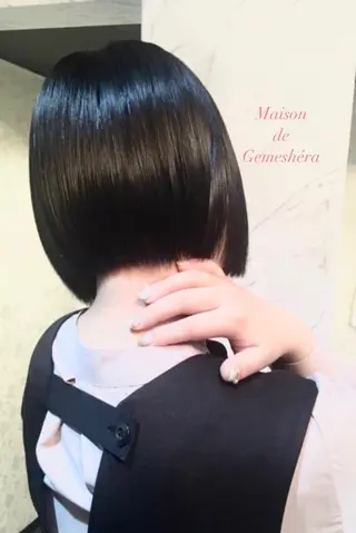 ミディアム 🗝髪質改善×カット 🪄Ji_yeongのヘアスタイル