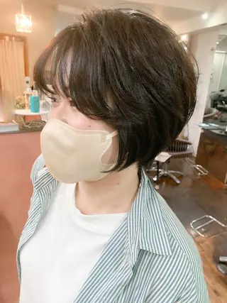 ショート 角戸 りおのヘアスタイル