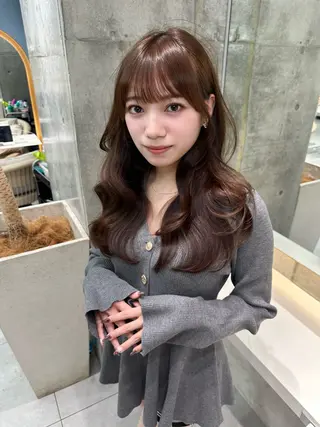 ロング カラー 《髪質改善✖️オリー ブ🧸》小嶋拓也のヘアスタイル
