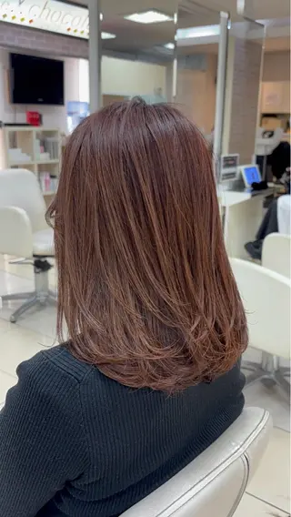 ミディアム カラー 🌟石川 梨奈🌟のヘアスタイル