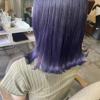 ミディアム カラー 吉村 夏椰のヘアスタイル