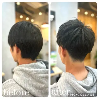 メンズ Aguhair milo森山知幸のヘアスタイル