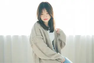 セミロング カラー 小野 和摩のヘアスタイル
