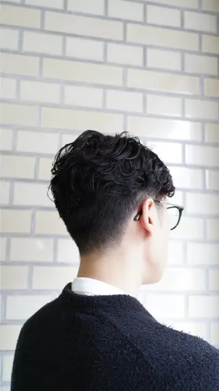 ミディアム 金浜 大樹のヘアスタイル