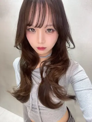 ロング 仙台I韓国レイヤー I髪質改善I伊藤拓海のヘアスタイル