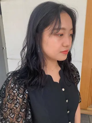 セミロング カラー m ā l o.🌷 サカモトマイコのヘアスタイル