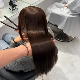 セミロング カラー 透明感カラー/レイヤ ー🫧AZUSAのヘアスタイル