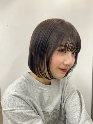 ミディアム ヘアアレンジ ボブ/レイヤー/縮毛 池袋/美容師♡ゆいかのヘアスタイル