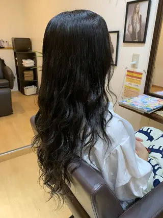 ロング カラー サトウ シューイチのヘアスタイル