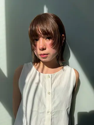 ミディアム ボブ/レイヤー /清水凜のヘアスタイル