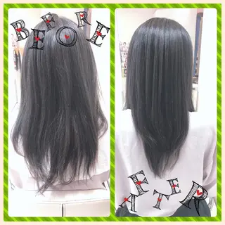 ロング 阿部 美咲のヘアスタイル
