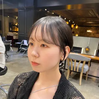 ショート カラー 透明感カラー🌿 グレージュ🐺陽介のヘアスタイル