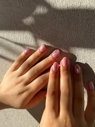 ネイル なぽ ❤︎長さだし / 韓国nailのネイルデザイン