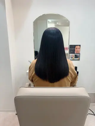 ロング パーマ 髪質改善 川島　広大のヘアスタイル