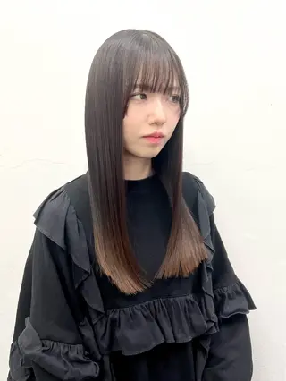 セミロング カラー HARU//原宿🤍 リピート率NO.1のヘアスタイル