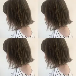 ミディアム カラー マツエク・マツパ 横浜Bob美容師🤎 ERINAのヘアスタイル