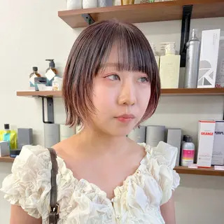ショート カラー 初めてのショート お任せください✂️のヘアスタイル