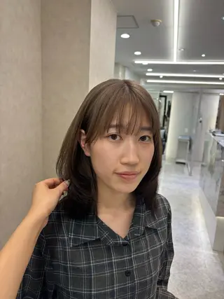 ミディアム カラー The Ect Q'n🍑MOMOのヘアスタイル