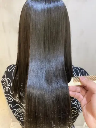 ロング カラー ヘアアレンジ ネイル マツエク・マツパ 夜23時まで予約🉑 reverieあきらのヘアスタイル