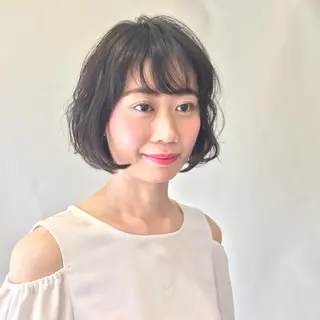 ショート パーマ 🌸スタイリスト 山浦美恵のヘアスタイル