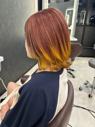 ショート カラー 色落ちまで2度綺麗な ハイトーン🪞／ミクのヘアスタイル