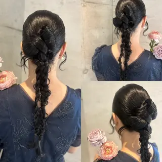 ロング ヘアアレンジ 美髪× ヘアセット✨Araiのヘアスタイル