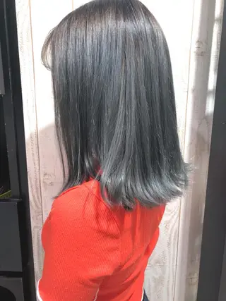 ミディアム カラー 中野 竜介のヘアスタイル
