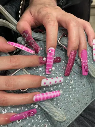 ネイル 渋谷ネイル🎀 ギャル/海外ネイルのネイルデザイン