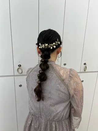 セミロング 暖色ツヤ髪/ブリーチ ⭐️honokaのヘアスタイル