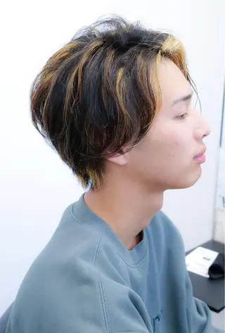 カラー メンズ 【半個室サロン】 山本 崇仁のヘアスタイル