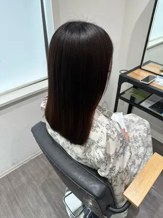 ミディアム 艶髪レイヤー上田 紗也🇰🇷💗のヘアスタイル