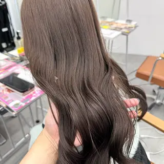 ロング カラー ヘアアレンジ ブリーチなしカラー /新百合ヶ丘/安形翔のヘアスタイル
