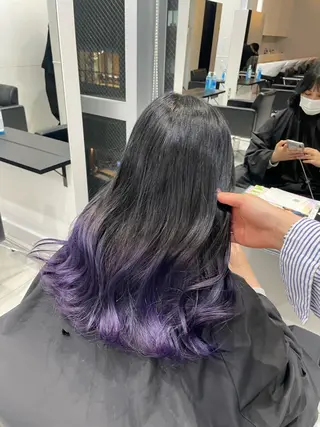 セミロング カラー パーマ ヘアアレンジ 💗無料カットモデル 募集中yu-ki💗のヘアスタイル