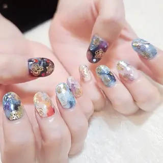 ネイル 手描きアート&推し活 🌟Wisteriaのネイルデザイン