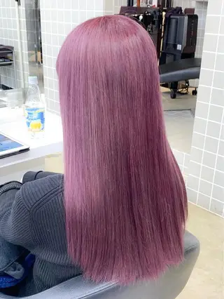 セミロング カラー ヘアアレンジ 🩵 JURI🩵のヘアスタイル