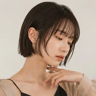 ミディアム カット特化 /BLUET/新宿のヘアスタイル