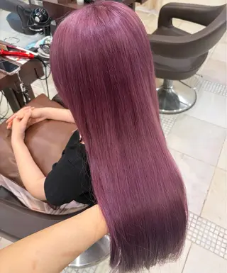 カラー 【暖色ハイトーン】 HARUNA🌼のヘアスタイル