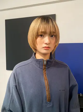 ショート パーマ / ボブ /ショート 谷口 陸のヘアスタイル