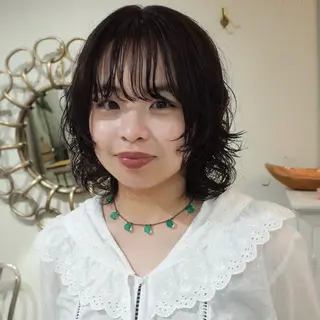 ミディアム カラー 表参道 /ハイトーン SAKIのヘアスタイル
