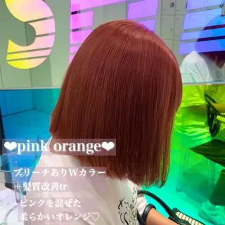 ミディアム カラー 💟RINNA 艶カラー💟のヘアスタイル