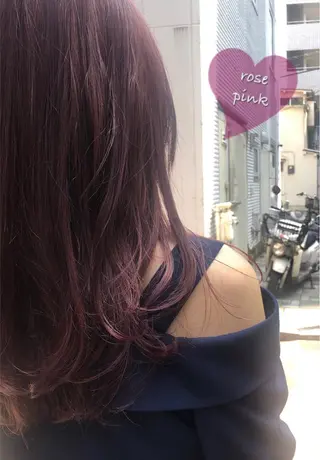 セミロング ✨色持ちの良い艶 カラー✨蟹江真世のヘアスタイル