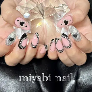 ネイル miyabi nail 桂川駅近くのネイルデザイン