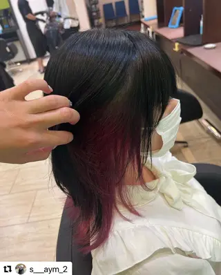 ミディアム カラー メンズ 🩷Eny terrace🩷のヘアスタイル