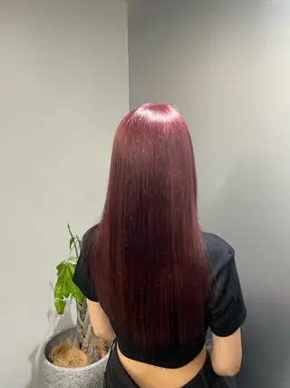 ロング カラー ヘアアレンジ fifth 石川 凪のヘアスタイル
