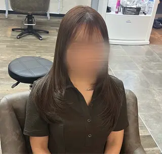 セミロング カラー 🫧似合わせ×艶🫧 吉田 陽菜のヘアスタイル
